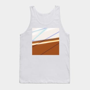 brown white abstract texture Tank Top